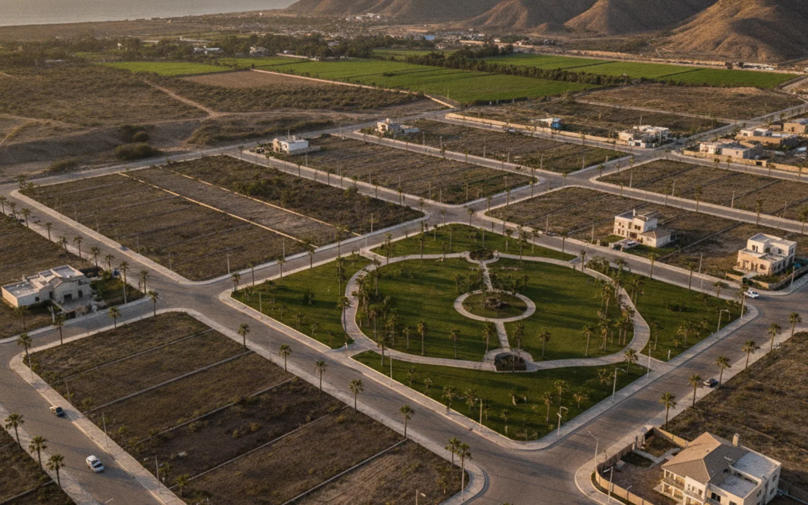 Imagen referencial de una urbanización en el valle de Virú